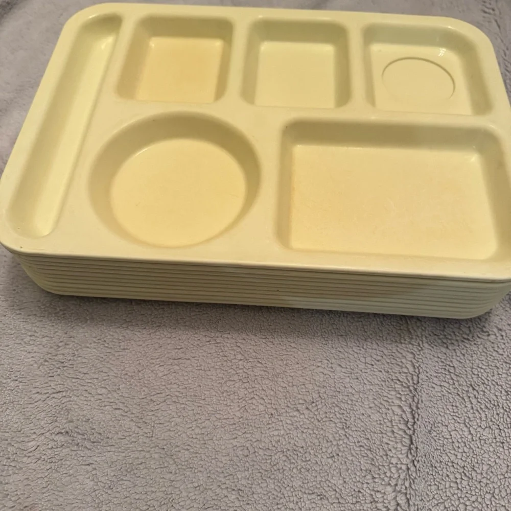 Vintage 1960s Edward Don Cafeteria Lunch Trays Lot Of 10 Montessori‎ Classroom